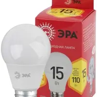 Лампа светодиодная LED 15 Вт 1200Лм 2700К груша теплый E27 220-240В LED A60-15W-827-E27 Red Line