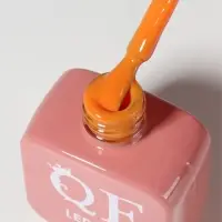 Гель лак для ногтей, однотонный, трехфазный, 10 мл, LED/UV, оранжевый (209)