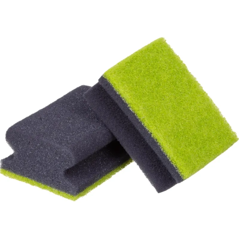 Губки для посуды Master FRESH BLACK профилированные 2 шт/уп