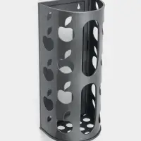 Корзина для пакетов Darel plastic &laquo;Яблоко&raquo;, пластик, 16&times;13.5&times;37.5 см, МИКС