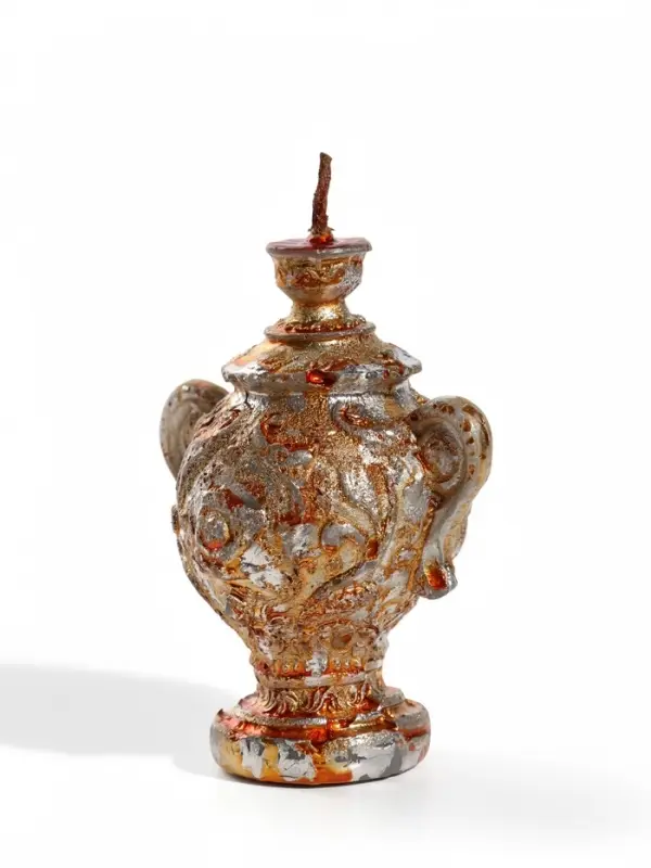 Свеча &laquo;Самовар&raquo; 5.6&times;4.8&times;6.8 см, золотой