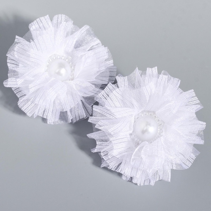 Бант для волос, 2 штуки 7.5 см