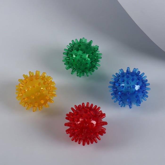 Массажёр «Чудо-мячик», d = 5 см, цвет МИКС Массажёр «Чудо-мячик», d = 5 см, цвет МИКС