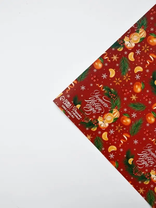 Набор упаковочной бумаги &laquo;Зимняя сказка&raquo;, 4 листа, 70 &times; 100 см