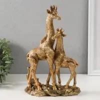 Фигура полистоун &laquo;Жираф с детёнышем&raquo;, 27&times;7.5&times;18 см