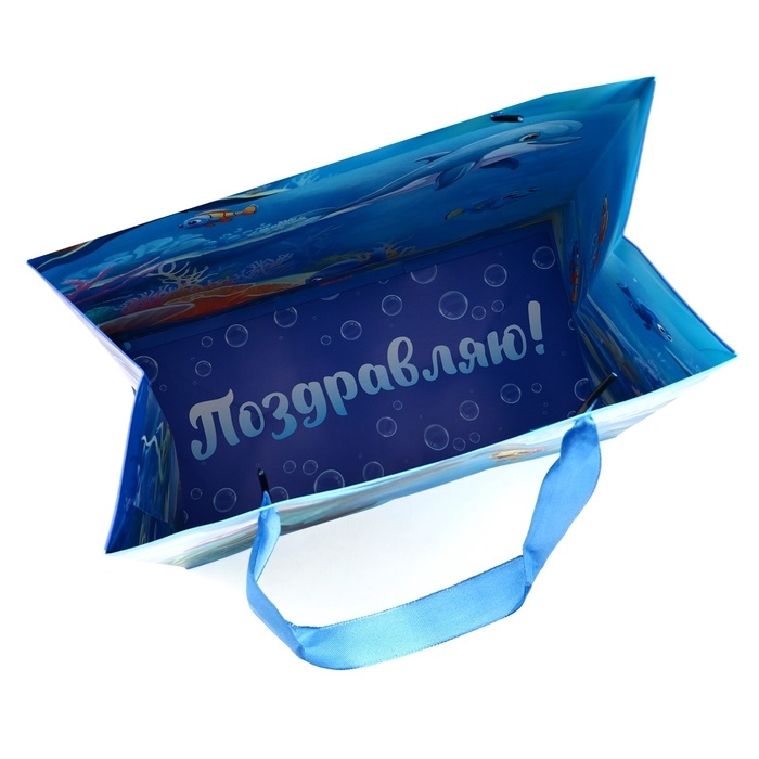 Пакет ламинированный двухсторонний «Русалочка», с тишью и открыткой, ML, 23 х 27 х 11.5 Пакет ламинированный двухсторонний «Русалочка», с тишью и открыткой, ML, 23 х 27 х 11.5