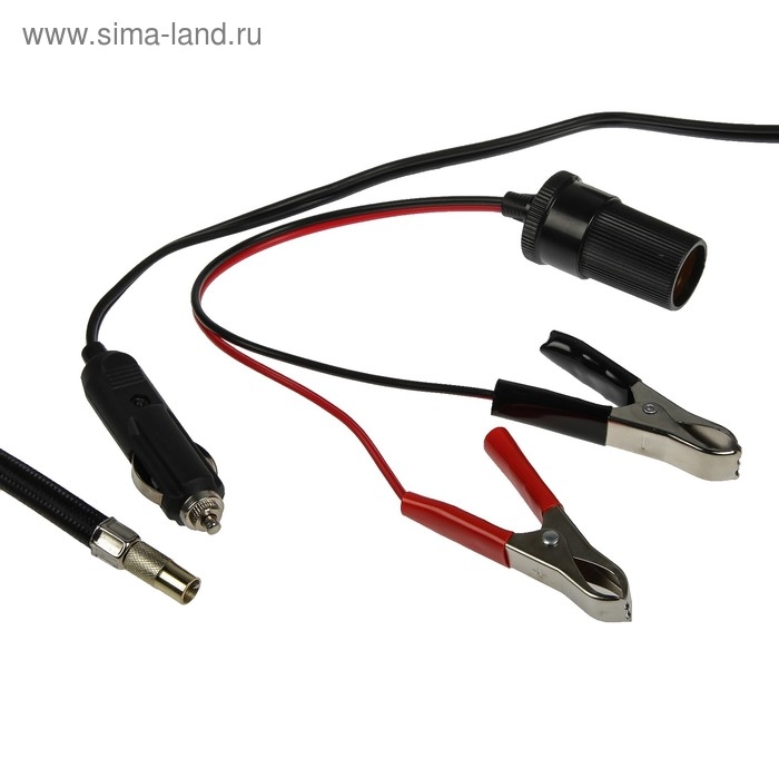 Компрессор автомобильный, двухцилиндровый Компрессор автомобильный, двухцилиндровый "AUTOVIRAZH" 95 л/мин с цифровым манометром AV-010999