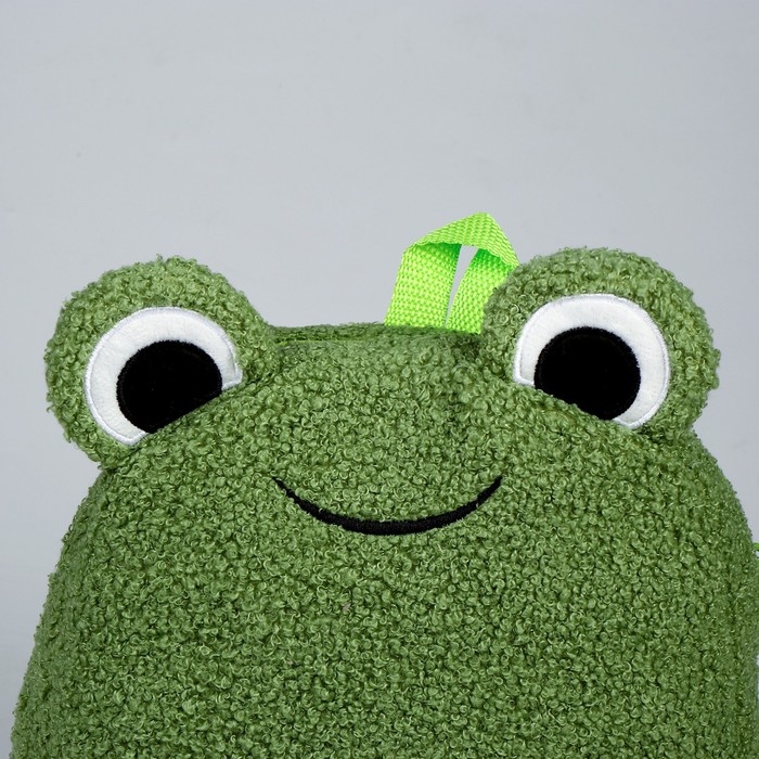 Рюкзак детский для девочки «Лягушка», плюшевый Рюкзак детский для девочки «Лягушка», плюшевый