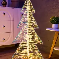 Фигура световая FROSTY &laquo;Елка&raquo;, 64&times;64&times;100, 720 LED, 220V, свечение тёплое белое