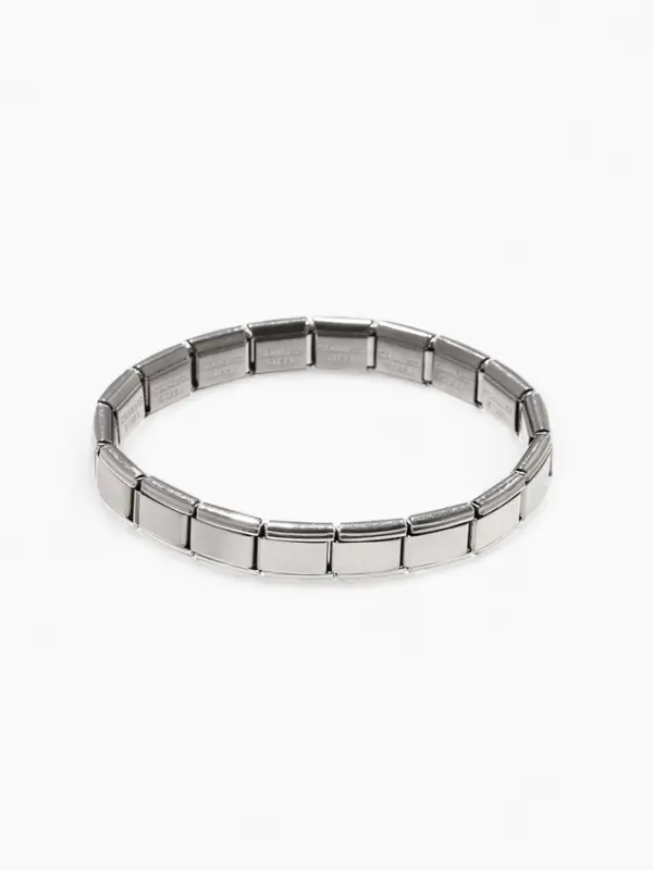 Браслет мужской &laquo;Стальной&raquo; строгость, цвет серебро