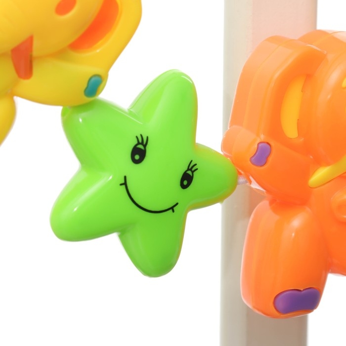 Растяжка на коляску/кроватку «Слоники», 3 игрушки, цвет МИКС, Крошка Я Растяжка на коляску/кроватку «Слоники», 3 игрушки, цвет МИКС, Крошка Я