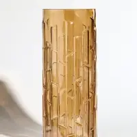 Ваза для цветов &laquo;Мэнди&raquo;, 29&times;12 см, стекло, коричневая