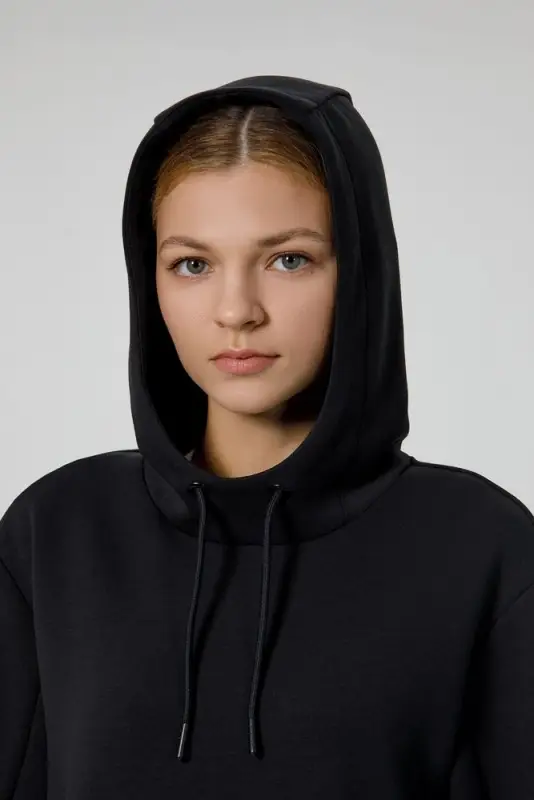 Худи унисекс Begi, черное, размер XS Худи унисекс Begi, черное, размер XS