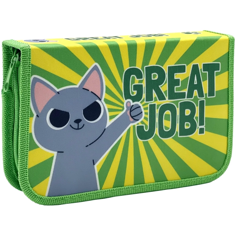 Пенал односекционный большой с двумя откидными планками  ПО-42