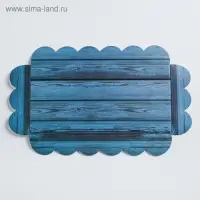 Коробка для печенья, кондитерская упаковка с пластиковой крышкой, «Вкусно», 21 х 10.5 х 3 см