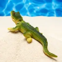 Декор для аквариума &laquo;Крокодил&raquo;, 20&times;7.5&times;3 см, с распылителем