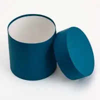 Набор круглых коробок 5 в 1, &laquo;Малахит&raquo;, 20&times;20&times;20 - 11&times;11&times;11 см