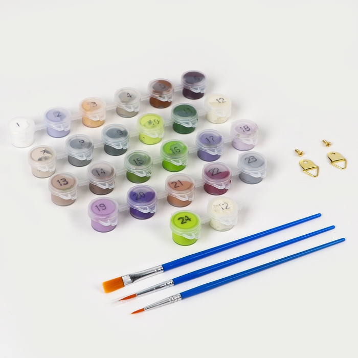 Картина по номерам панно &laquo;Букет сирени&raquo;, 30 х 50 см