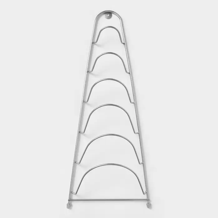 Подставка для крышек подвесная, 19.5&times;9&times;46 см, хром