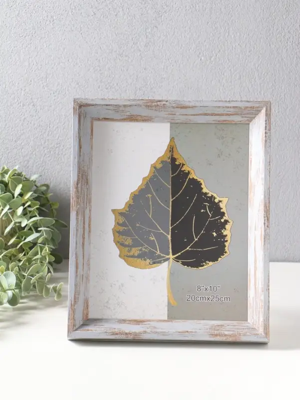 Фоторамка пластик 20х25 см "Прованс" серо-голубой 29х23,7х3 см