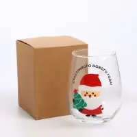 Стакан стеклянный новогодний &laquo;Счастливого нового года&raquo;, 620 мл