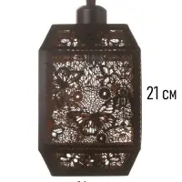 Светильник &laquo;Кэлшот&raquo; (Бабочки) 1&times;40 Вт Е27 черный 13&times;13&times;20+100 см