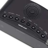 Радиобудильник H-RCL221 черный LCD подсв белая часы цифровые