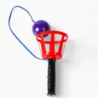 Игра &laquo;Поймай мяч&raquo;, корзинка d=10.5 см, мячик d=7.5 см 2 шт. (набор), МИКС