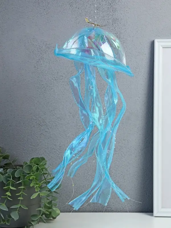 Набор светящихся медуз 4 шт ночник LED RGB 3хAG13 20х20х50 см Набор светящихся медуз 4 шт ночник LED RGB 3хAG13 20х20х50 см