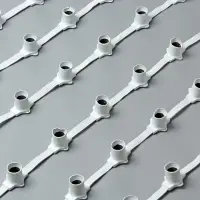 Гирлянда &laquo;Белт-лайт&raquo; 50 м, IP65, 5W, белая каучуковая нить, шаг 15 см, Е27 (без ламп), 220 В