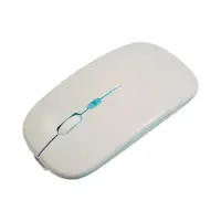 Мышь MB-2.4 беспроводная, оптическая, подсветка, 800-1600 dpi, USB, Bluetooth, белая