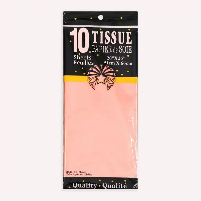 Бумага упаковочная тишью, «Жемчужная», пудровая, 50×70 см