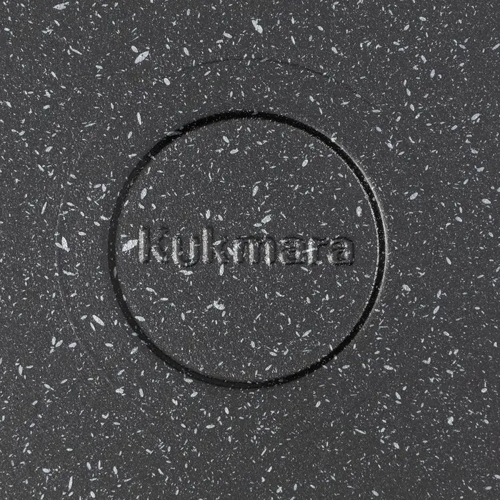 Жаровня KUKMARA, 4 л, d=28 см, h=10.5 см, антипригарное покрытие, серая
