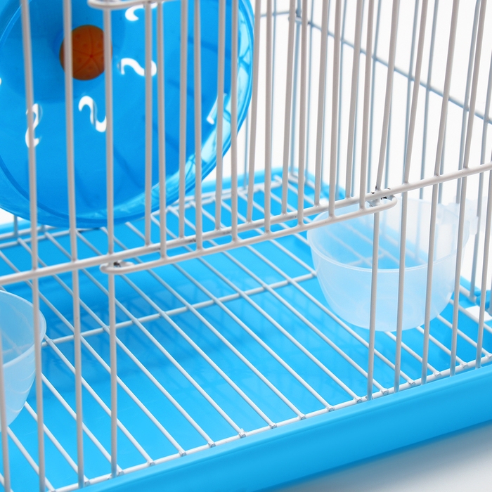 Клетка для грызунов укомплектованная RT-2q, 22 х 16 х 20 см, голубая (фасовка 30 шт) Клетка для грызунов укомплектованная RT-2q, 22 х 16 х 20 см, голубая (фасовка 30 шт)