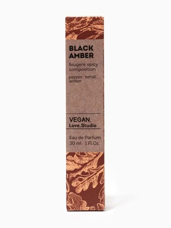 Парфюмерная вода женская Vegan Love Studio Black Amber, 30 мл