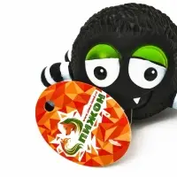 Игрушка пищащая "Паук" для собак, 15 см, черная