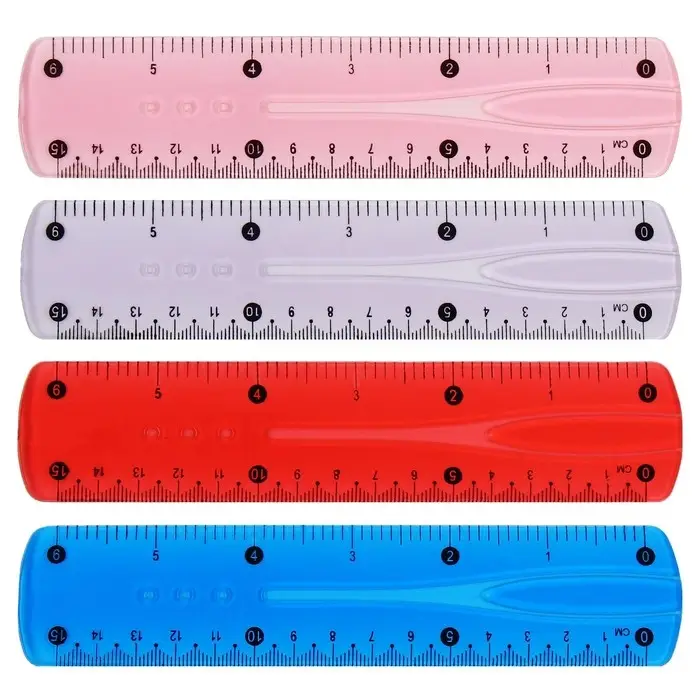 Линейка Calligrata 15 см, гибкая, силикон, МИКС Линейка Calligrata 15 см, гибкая, силикон, МИКС