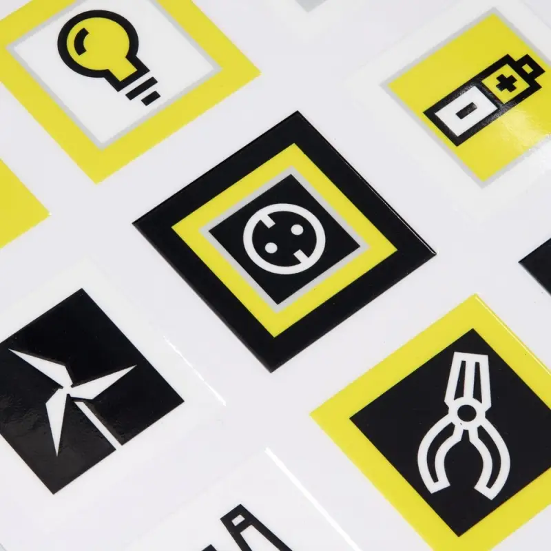 Стикерпак UV-DTF Industry, энергетика