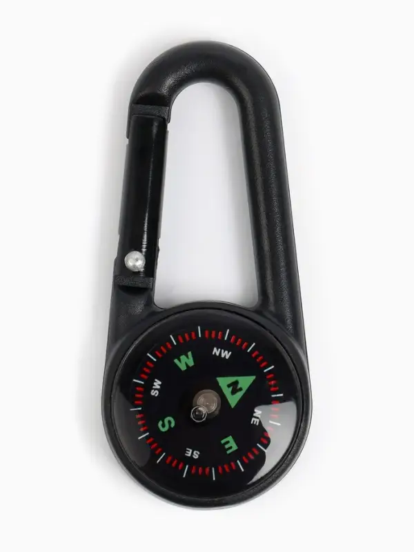 Компас Maclay 2603, с карабином, d=3 см, МИКС