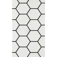 Стеновая панель самоклеящаяся TAKE IT EASY &laquo;Шестиугольник&raquo;, 300&times;600 мм, цвет белый, 10 шт.