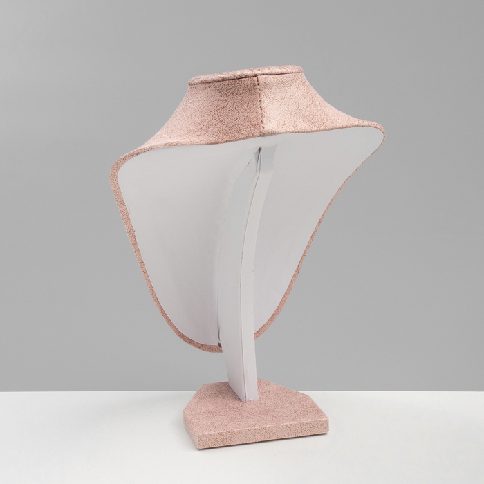 Бюст для украшений, 16×11×21 см, цвет розовый Бюст для украшений, 16×11×21 см, цвет розовый
