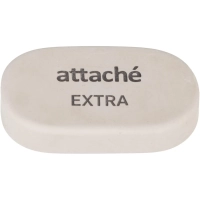 Ластик овальный Attache Extra, нат.каучук, 45x28x10мм, пастельн.ассорти