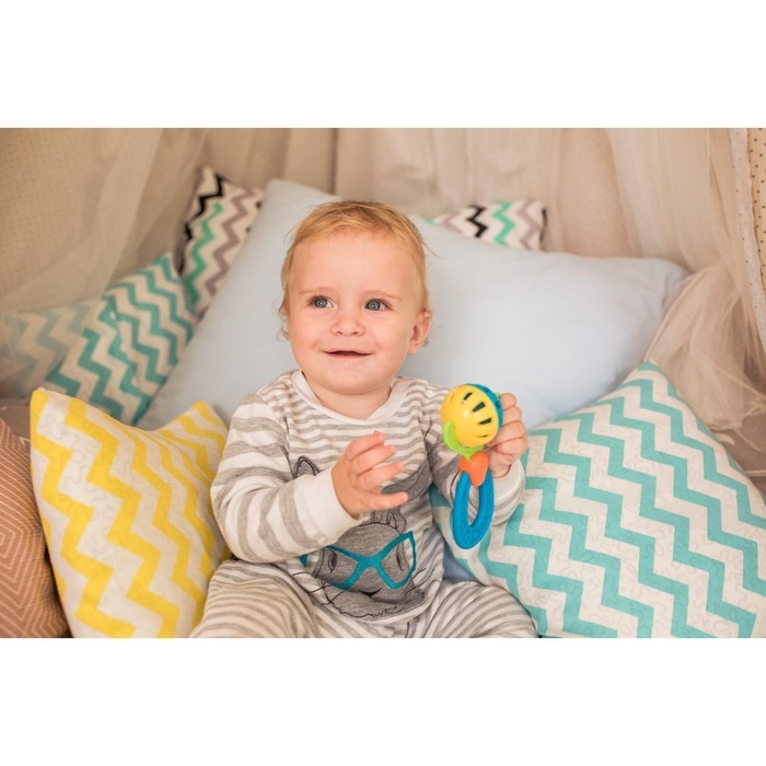 Погремушка - прорезыватель «Планеты», эластичная ручка, виды и цвет МИКС Погремушка - прорезыватель «Планеты», эластичная ручка, виды и цвет МИКС