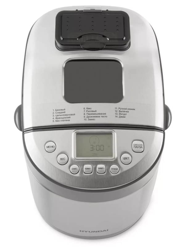 Хлебопечь HYBM-4082 550Вт серый