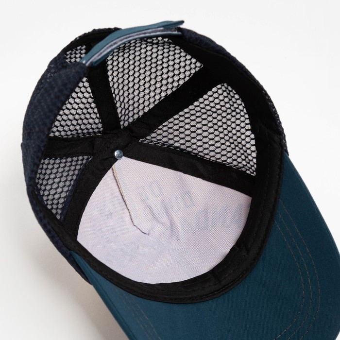 Бейсболка для мальчика MINAKU, цвет сер/син,р-р 52 см Бейсболка для мальчика MINAKU, цвет сер/син,р-р 52 см