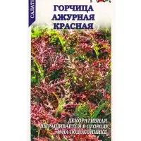 Семена Горчица Ажурная красная /Сотка/ 0,5г/ ранняя салатная/*1200 Семена Горчица Ажурная красная /Сотка/ 0,5г/ ранняя салатная/*1200