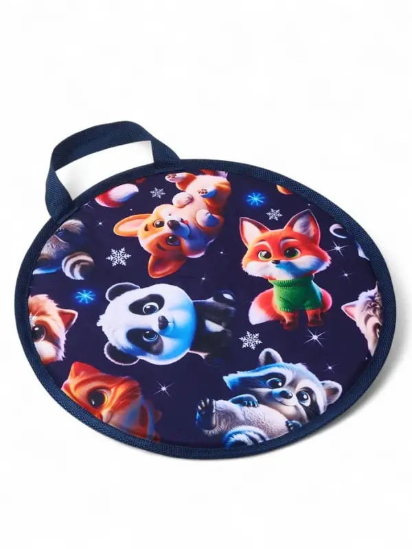 Ледянка Winter Star «Пушистики», d=35 см, толщина 1 см Ледянка Winter Star «Пушистики», d=35 см, толщина 1 см