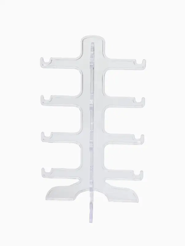 Подставка под очки 4 места, оргстекло, 16&times;14.5&times;25.5 см, прозрачная