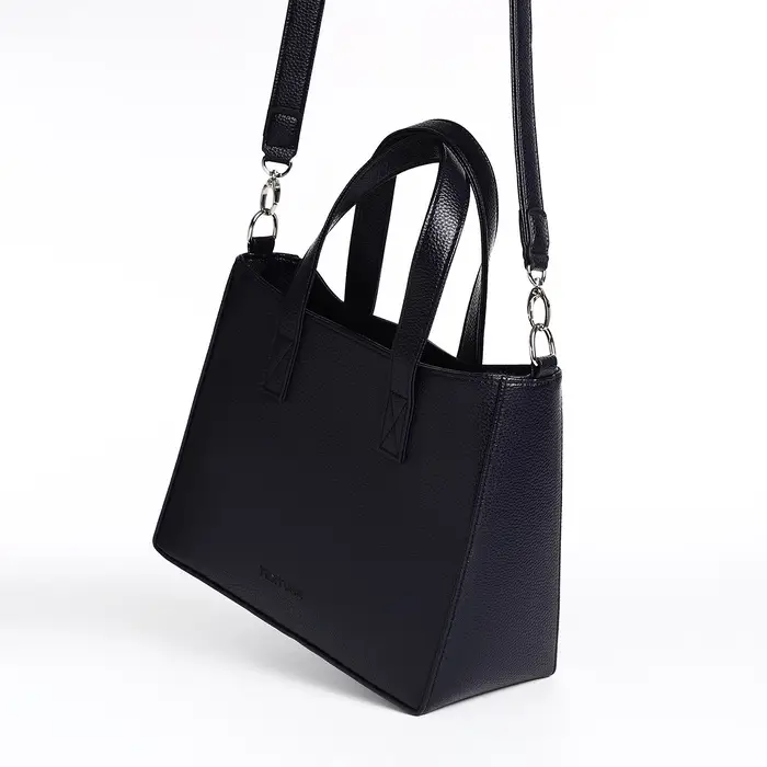 Сумка женская тоут TEXTURA на молнии, 28&times;13&times;21 см, синяя