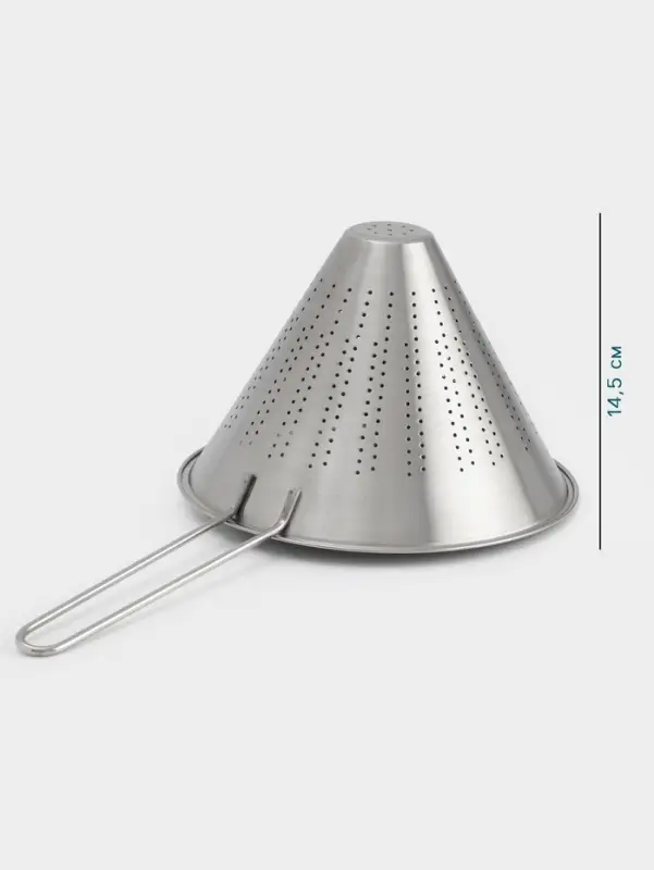 Дуршлаг конический Hanna Kn&ouml;vell, d=22 см, нержавеющая сталь